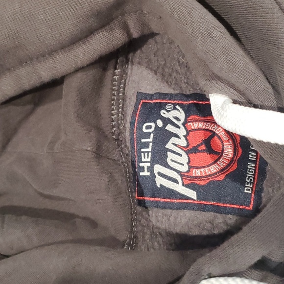 HELLO PARIS PULL OVER HOODIE sweatshirt... #5094 - Picture 5 of 5